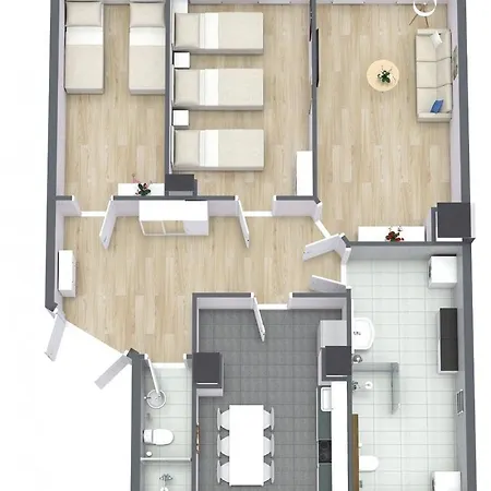 Zollikof Aparts - Sauna & Studioapartments Aparthotel Leipzig