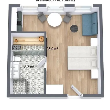 Apartmanhotel Zollikof Aparts - Sauna & Studioapartments